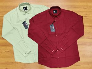 Mens Plain Cotton Shirt