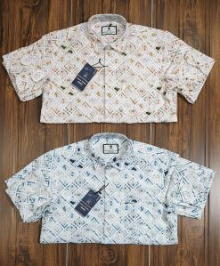 Mens Designer Printed Shirt