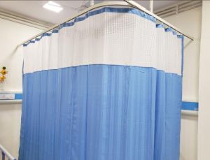 Blue PVC Hospital Curtains