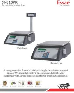 Essae Si 810pr Barcode Label Printer Scale