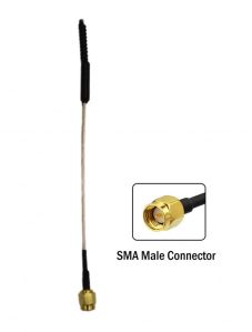 GSM Spiral Coil Antenna with RG178 Cable ( L - 10CM) + SMA Male St. Connector