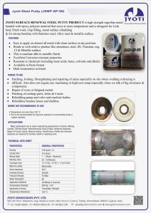 Jyoti Steel Putty