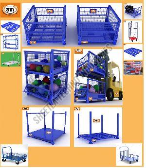 Wire mesh trolley