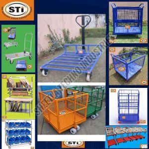 Mild Steel Luggage Trolley