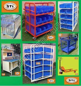 Material Handling Trolley Cart
