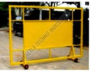 Single Frame Traffic Barricade