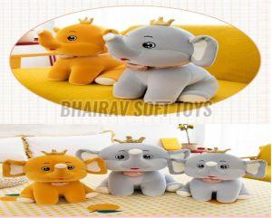 65 cm Crown Elephant Stuffed Toy