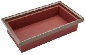 Mocha Leather Basket