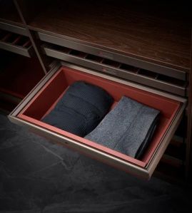 Mocha Leather Basket