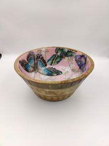 Printed Wooden Bowl