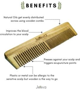 Natural Neem Wood Comb