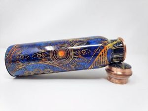 Printed Copper Water Bottle