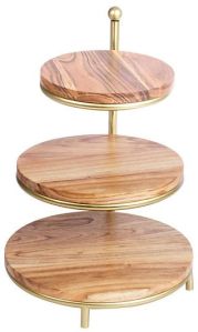 3 Tier Wooden Cake Stand