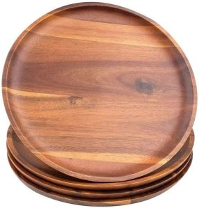 Wooden Round Plate