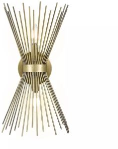 Gold Metal Stick Wall Lamp