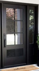 Teak Wood Premium Black Doors