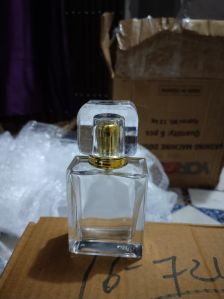 Transparent 50 ml empty perfume bottle