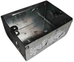 2 Modules Mild Steel Modular Electrical Box