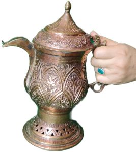 copper home decoration jug