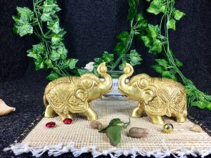 Decorative Brass Elephant Statue