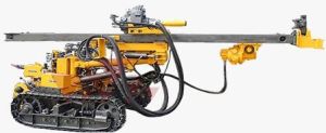 Crawler mounted pneumatic drilling rig