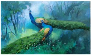 Peacock Painting