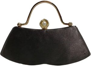 Black Velvet Clutch Bag