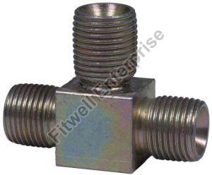 Mild Steel Hydraulic Tee