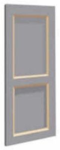 Full Grey PVC Panel Door