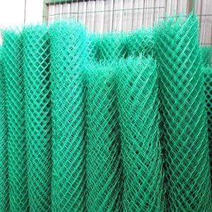 GI PVC Coated Chain Link Mesh Fence