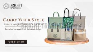 Jute Printed Shopping Bag