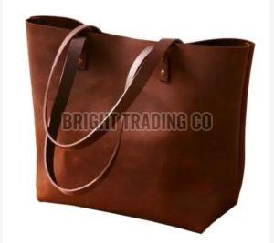 Ladies Brown Leather Handbag