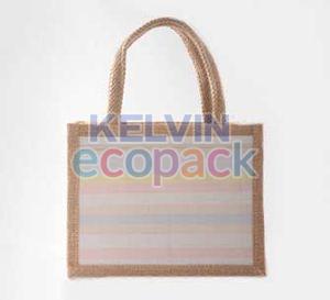 8 x 6 x 4 Inch Jute Lunch Bag