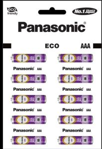 Panasonic ECO Zinc Carbon Batteries R03UEDG