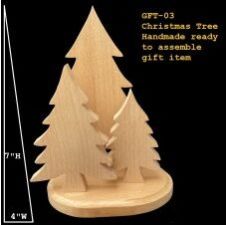 Christmas Decoration Wooden Tree