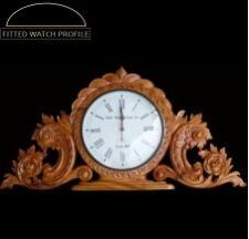 Scally Rose and Acanthus Wall Clock