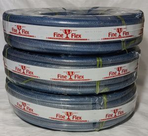 Pvc Fine Flex White Braided Hose