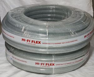 Pvc Hi-Fi Super White Industrial Braided Hose