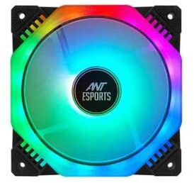 ANT ESPORTS OctaFlow 120mm Auto RGB Cabinet Fan (Black) (Single Pack)