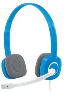 LOGITECH H150 Wired Stereo Gaming Headphone ( Blue )