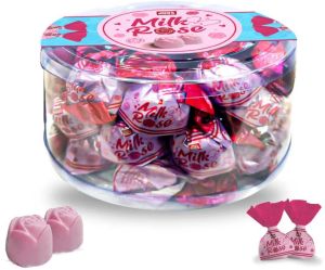 MILK ROSE REAL ROSE FLAVOUR WHITE CHOCOLATES 36PCS