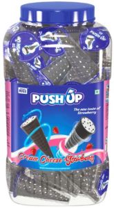 PUSH UP THE CONE CHEESE CREAM & STRAWBERRY (60+3 pcs)