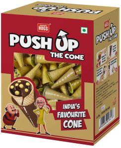 push up the cone chocolate