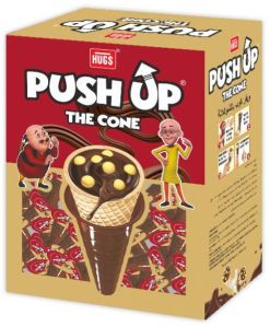 push up the cone chocolate box