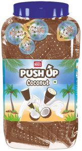 push up the cone coconut pet jar