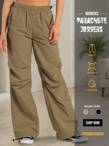 PARACHUTE KHAKI WOMEN TRACKPANT