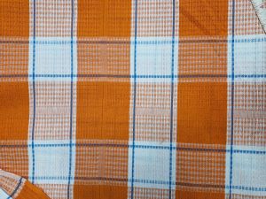 Recycled Waffle Checkered Fabric