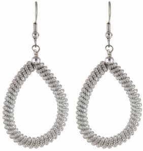 Silver Plated Hoop Earring