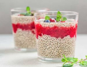 Prickly Pear with Chia Seeds