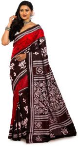 Bangalore Silk Kantha stitch saree